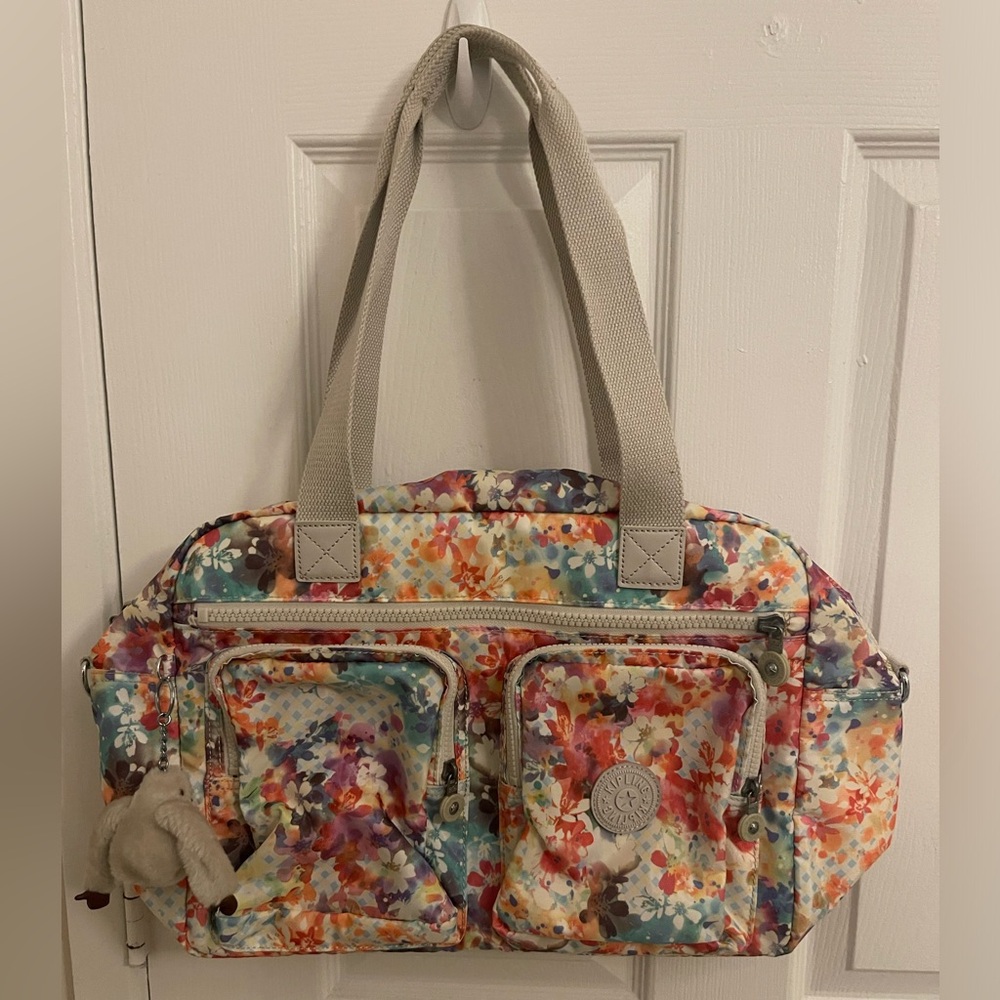 Kipling Zelenka Pattern Travel Tote bag